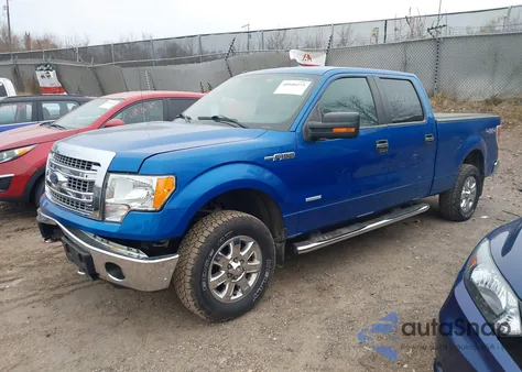 2013 Ford F-150 Xlt from USA, damaged, VIN 1FTFW1ET0DKE76437